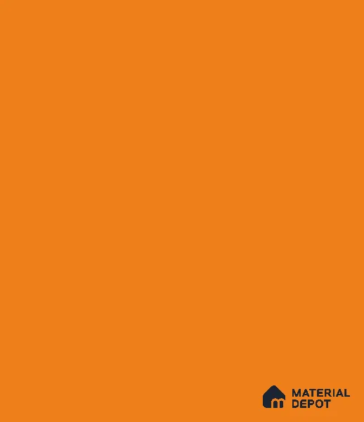 LM 03293 Vivid Orange 8 ft x 4 ft High Gloss Finish Decorative Laminate - 0.8 mm | Suitable for Living Room, Kitchen, Office