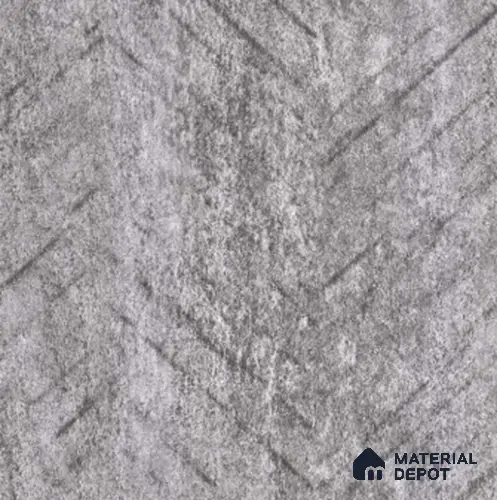 Patterned Look LM 03197 Chevron Silver 8 ft x 4 ft Texture Finish Decorative Laminate - 0.8 mm | Suitable for Bedroom, TV Unit, Wardrobe