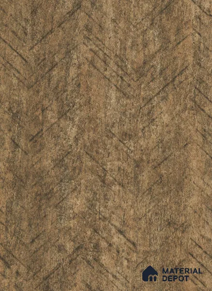 Patterned Look LM 03199 Chevron Brown 8 ft x 4 ft Texture Finish Decorative Laminate - 0.8 mm | Suitable for Bedroom, TV Unit, Wardrobe