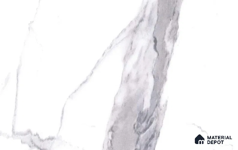 LM 03198 Ruby Stone Opus White 8 ft x 4 ft Texture Finish Decorative Laminate - 0.8 mm | Suitable for TV Unit, Wardrobe, Kitchen Cabinets