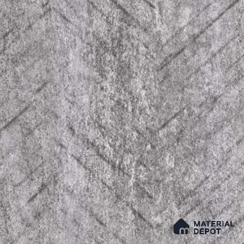 Patterned Look LM 03236 Chevron Silver 8 ft x 4 ft Texture Finish Decorative Laminate - 0.8 mm | Suitable for Bedroom, TV Unit, Wardrobe