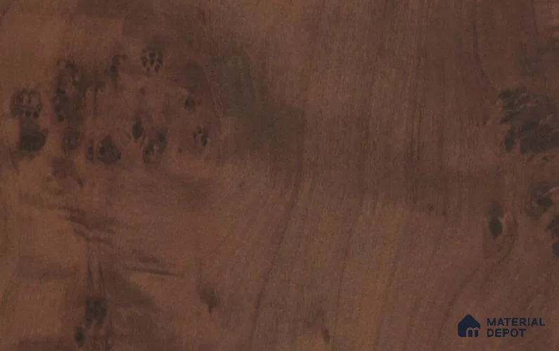 Wooden Look LM 03215 Dark Lumber 8 ft x 4 ft Texture Finish Decorative Laminate - 0.8 mm | Suitable for TV Unit, Wardrobe, Kitchen Cabinets