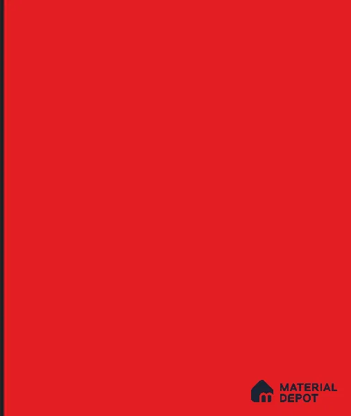 LM 03317 Vivid Red 8 ft x 4 ft Suede Finish Decorative Laminate - 0.8 mm | Suitable for Living Room, Kitchen, Office