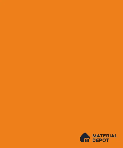 LM 03318 Vibrant Orange 8 ft x 4 ft Suede Finish Decorative Laminate - 0.8 mm | Suitable for Living Room, Kitchen, Office
