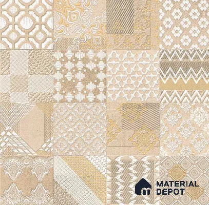 Highlighter Wall Tile TL 05738 Vitara Blend Hue 4 ft x 2 ft Vitrified Matte Finish - 9 mm | Suitable For Bathroom, Accent/Feature Wall, Dining Area