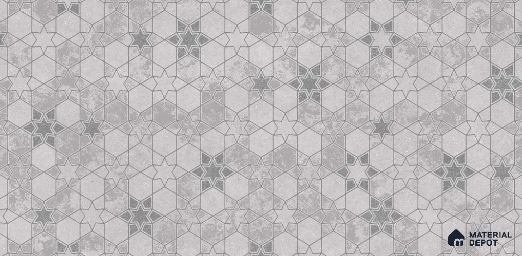 Highlighter Wall Tile TL 05734 Vitara Pearl Shell 4 ft x 2 ft Vitrified Matte Finish - 9 mm | Suitable for Living Room, Bedroom, Bathroom & Foyer