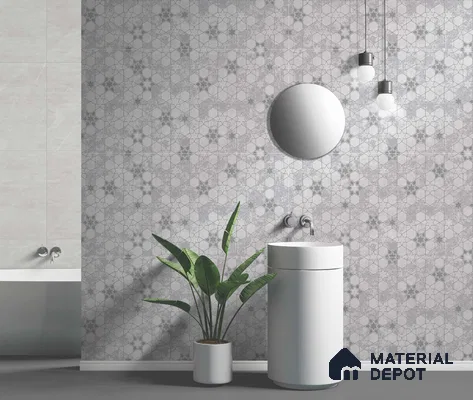Highlighter Wall Tile TL 05734 Vitara Pearl Shell 4 ft x 2 ft Vitrified Matte Finish - 9 mm | Suitable For Bathroom, Accent/Feature Wall, Dining Area