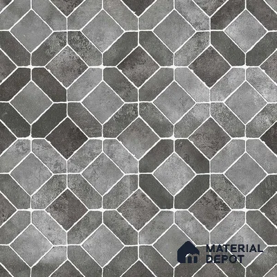 Multifired Moroccan Floor & Wall Tile TL 05722 C Radiance Copper Haze 2 ft x 2 ft Vitrified Matte Finish - 9 mm | Suitable For Balcony, Courtyard