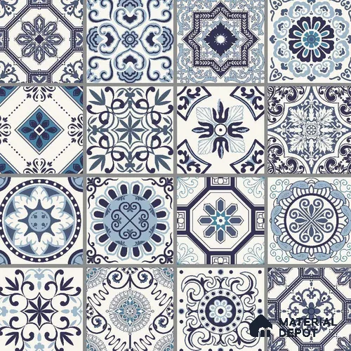 Multifired Moroccan Floor & Wall Tile TL 05684 Zellige Deep Bruno 1 ft x 1 ft Vitrified Matte Finish - 9 mm | Suitable for Kitchen, Bathroom, Balcony