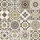 Multifired Moroccan Floor & Wall Tile TL 05684 B Zellige Rich Bruno 12 x 12 inch Vitrified Matte Finish - 9 mm | Suitable for Living Room, Bathroom, Kitchen & Backsplash | Image 01