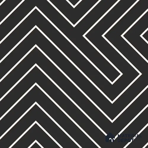 Multifired Moroccan Floor & Wall Tile TL 05682 B Zellige Dark Onyx 12 x 12 inch Vitrified Matte Finish - 9 mm | Suitable for Living Room, Bathroom, Kitchen & Backsplash