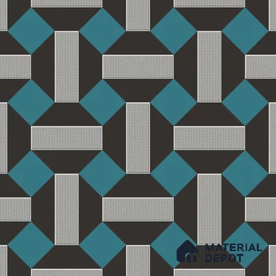 Multifired Moroccan Floor & Wall Tile TL 05691 Zellige Nocturnal Sea 12 x 12 inch Vitrified Matte Finish - 9 mm | Suitable for Living Room, Bathroom, Kitchen & Backsplash