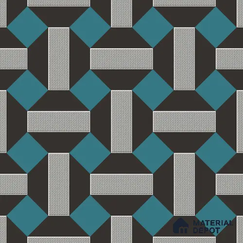 Multifired Moroccan Floor & Wall Tile TL 05691 Zellige Nocturnal Sea 12 x 12 inch Vitrified Matte Finish - 9 mm | Suitable for Living Room, Bathroom, Kitchen & Backsplash