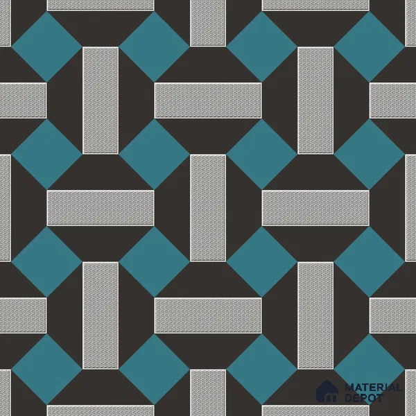 Multifired Moroccan Floor & Wall Tile TL 05691 Zellige Nocturnal Sea 12 x 12 inch Vitrified Matte Finish - 9 mm | Suitable for Living Room, Bathroom, Kitchen & Backsplash