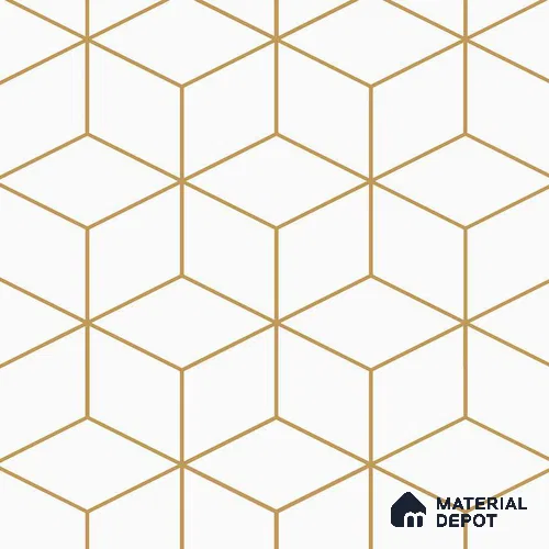 Multifired Moroccan Floor & Wall Tile TL 05681 Zellige Primary Yellow 12 x 12 inch Vitrified Matte Finish - 9 mm | Suitable for Living Room, Bathroom, Kitchen & Backsplash