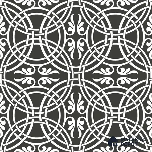 Multifired Moroccan Floor & Wall Tile TL 05711 Zellige Sphere Foliage 12 x 12 inch Vitrified Matte Finish - 9 mm | Suitable for Living Room, Bathroom, Kitchen & Backsplash