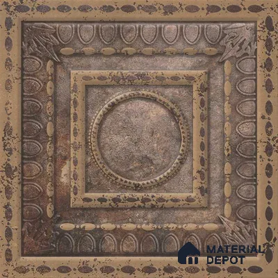 Moroccan Wall Tile TL 05647 Opulence Stone Oscar 8 x 8 inch Ceramic Matte Finish - 9 mm | 4 Random Faces | Suitable for Living Room, Bathroom, Kitchen & Backsplash | Please Expect a Slight Variation of Pattern