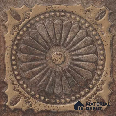 Moroccan Wall Tile TL 05647 Opulence Stone Oscar 8 x 8 inch Ceramic Matte Finish - 9 mm | 4 Random Faces | Suitable for Living Room, Bathroom, Kitchen & Backsplash | Please Expect a Slight Variation of Pattern