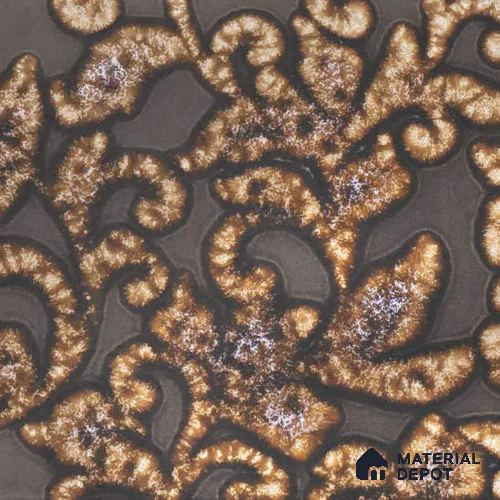 Moroccan Wall Tile TL 05644 Tangier Caramel Glow 6 x 6 inch Ceramic Matte Finish - 9 mm | 6 Random Faces | Suitable for Living Room, Bathroom, Kitchen & Backsplash