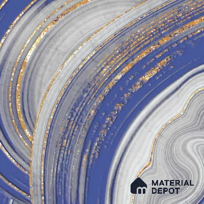 Moroccan Wall Tile TL 05641 B Tangier Azure Gleam 6 x 6 inch Ceramic Matte Finish - 9 mm | 4 Random Faces | Suitable for Living Room, Bathroom, Kitchen & Backsplash