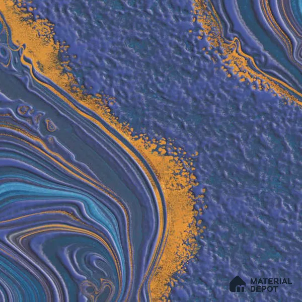 Moroccan Wall Tile TL 05641 B Tangier Azure Gleam 6 x 6 inch Ceramic Matte Finish - 9 mm | 4 Random Faces | Suitable for Living Room, Bathroom, Kitchen & Backsplash