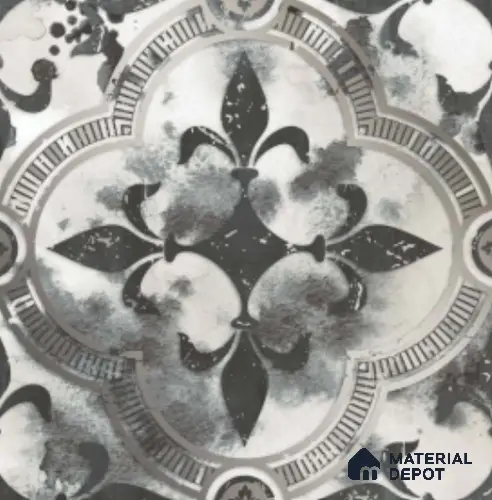 Multifired Moroccan Floor & Wall Tile TL 07961 Medina Mist 12 x 12 inch Vitrified Matte Finish - 9 mm | Suitable for Living Room, Bathroom, Kitchen & Backsplash