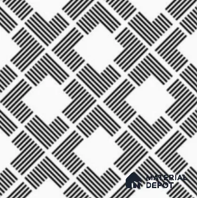Multifired Moroccan Floor & Wall Tile TL 07959 G Zinc Whisper 12 x 12 inch Vitrified Matte Finish - 9 mm | Suitable for Living Room, Bathroom, Kitchen & Backsplash
