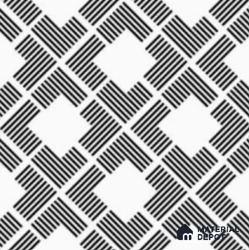 Multifired Moroccan Floor & Wall Tile TL 07959 G Zinc Whisper 12 x 12 inch Vitrified Matte Finish - 9 mm | Suitable for Living Room, Bathroom, Kitchen & Backsplash