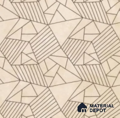 Multifired Moroccan Floor & Wall Tile TL 07955 Lunar Drift 2 ft x 2 ft Vitrified Matte Finish - 9 mm | Suitable for Living Room, Bathroom, Kitchen & Backsplash