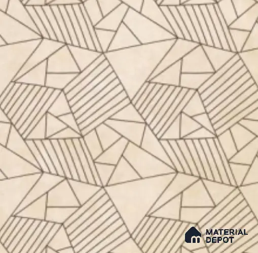 Multifired Moroccan Floor & Wall Tile TL 07955 Lunar Drift 2 ft x 2 ft Vitrified Matte Finish - 9 mm | Suitable for Living Room, Bathroom, Kitchen & Backsplash