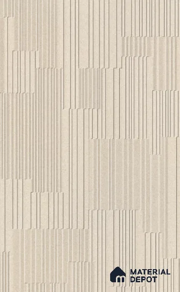 Punch Wall Tile TL 10607 1442 Strapes Punch Apricot 4 ft x 2 ft Full Body Vitrified Matte Finish - 9 mm | Suitable for Living Room, Bathroom & Kitchen