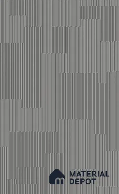Punch Wall Tile TL 10608 1442 Strapes Punch Slate Grey 4 ft x 2 ft Full Body Vitrified Matte Finish - 9 mm | Suitable for Living Room, Bathroom & Kitchen