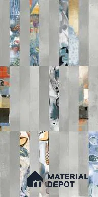 Highlighter Look Wall Tile TL 07193 C Talent Grey Decor 2 ft x 4 ft Vitrified Matte Finish - 9 mm