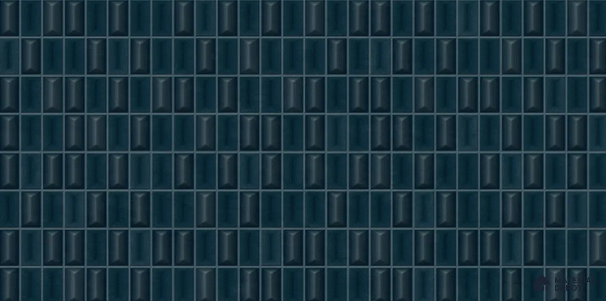 3D Look Wall Tile TL 11451 E Aspen Midnight 2 ft x 1 ft Ceramic Glossy Finish - 9 mm | Suitable for Bathroom, Dining & Kitchen
