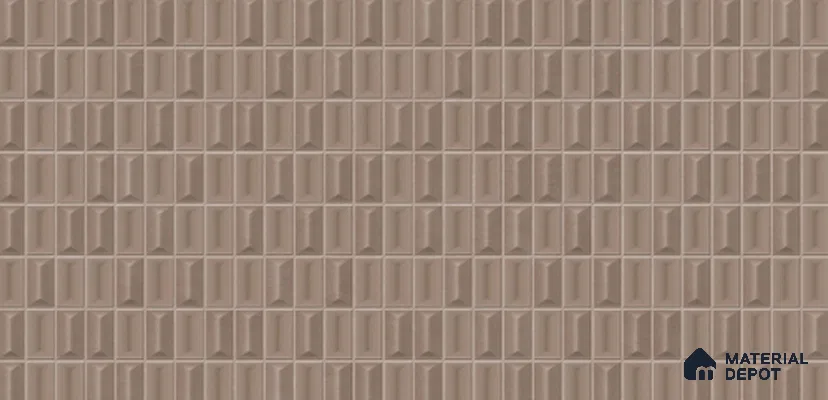3D Look Wall Tile TL 11451 F Aspen Soot 2 ft x 1 ft Ceramic Glossy Finish - 9 mm  | Suitable for Bathroom, Dining & Kitchen