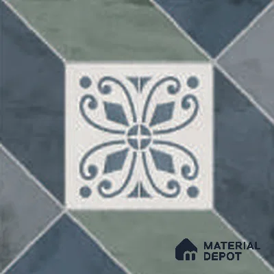 Floor Tile TL 12601 Verona Azul 1 ft x 1 ft  Matte Finish