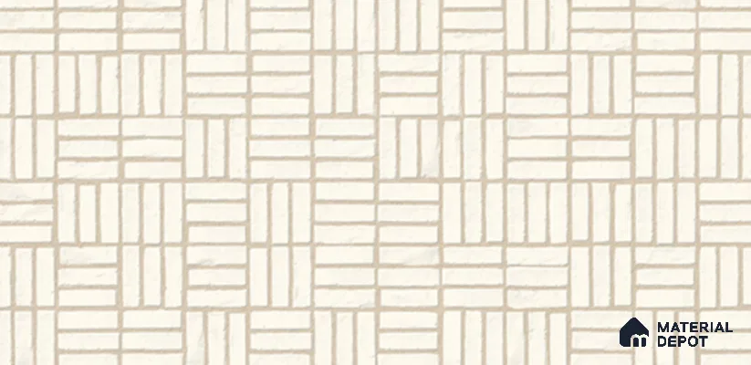 Punch Look Wall Tile TL 11452 C Inspire Crayon 2 ft x 1 ft Ceramic Matte Finish - 8 mm  | Suitable for Bathroom & Kitchen