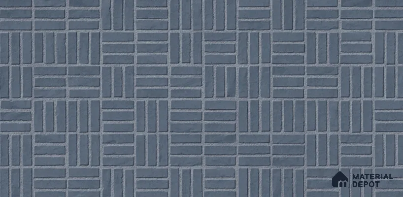 Punch Look Wall Tile TL 11452 Inspire Blue 2 ft x 1 ft Ceramic Matte Finish - 8 mm  | Suitable for Bathroom & Kitchen
