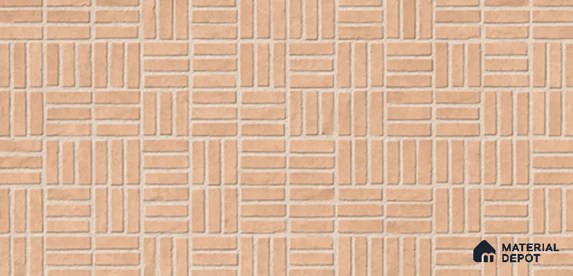Punch Look Wall Tile TL 11452 B Inspire Brown 2 ft x 1 ft Ceramic Matte Finish - 8 mm  | Suitable for Bathroom & Kitchen