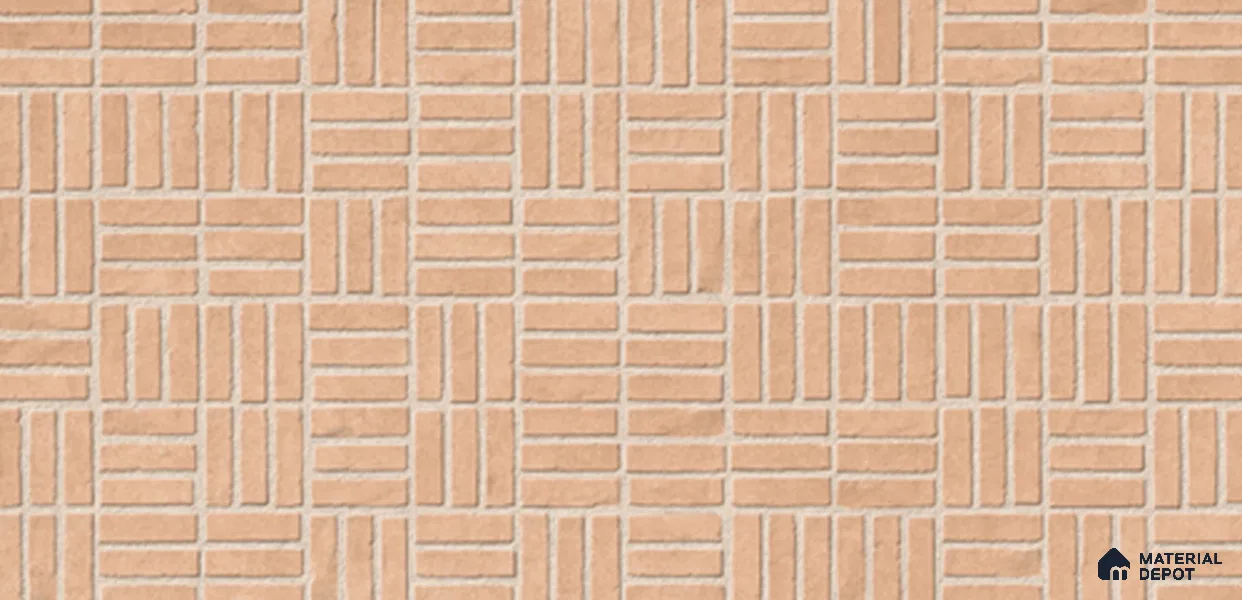 Punch Look Wall Tile TL 11452 B Inspire Brown 2 ft x 1 ft Ceramic Matte Finish - 8 mm | Suitable for Bathroom & Kitchen