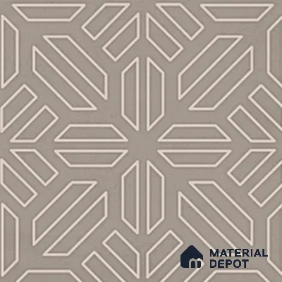 Floor & Wall Tile TL 12606 Duomo 1 ft x 1 ft  Carving Matte Finish - 9.5 mm 