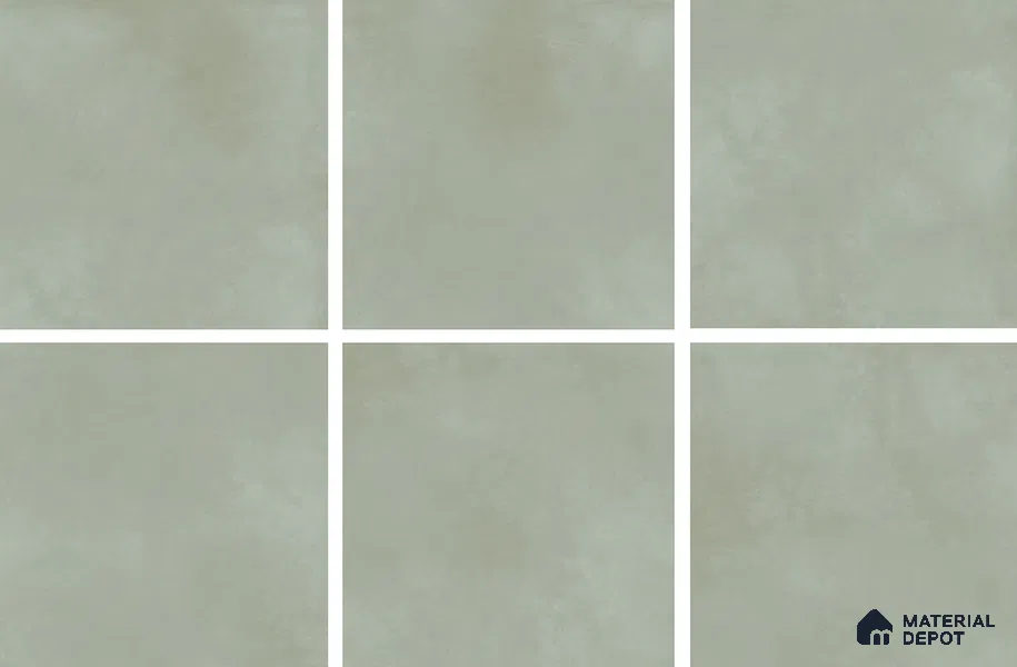 Cement Look Floor Tile TL 06286 B Aqua Stone 2 ft x 2 ft Vitrified Matte Finish - 9 mm | (Random 3) | Suitable for Living Room, Bedroom, Bathroom, Kitchen & Balcony