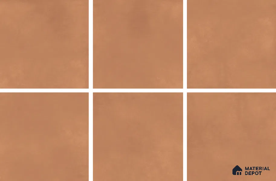 Cement Look Floor Tile TL 06286 E Copper Jewel 2 ft x 2 ft Vitrified Matte Finish - 9 mm | (Random 3) | Suitable for Living Room, Bedroom, Bathroom, Kitchen & Balcony