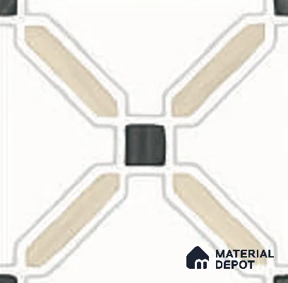Floor Tile TL 12587 B Fantasy Crema Matt 8 inc x 8 inc  Glue Finish