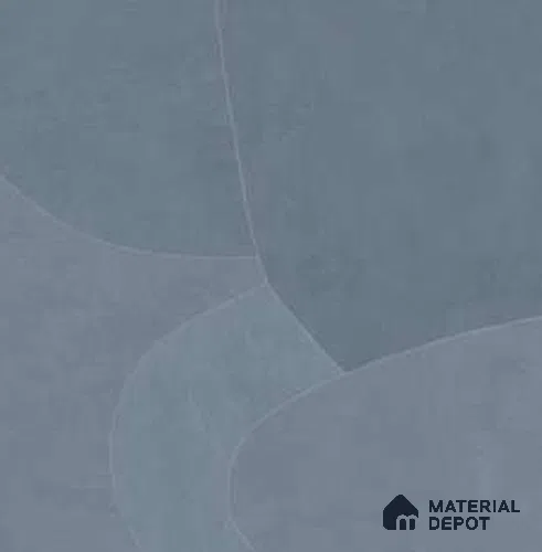Geometric Floor & Wall Tile TL 12580 B Artila Blue 2 ft x 2 ft  Vitrified Matte Finish - 9 mm | Suitable for Living Room, Bathroom, Dinning & Office | Spacer Recommended