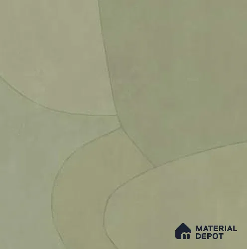 Geometric Floor & Wall Tile TL 12580 Artila Green 2 ft x 2 ft  Vitrified Matte Finish - 9 mm | Suitable for Living Room, Bathroom, Dinning & Office | Spacer Recommended