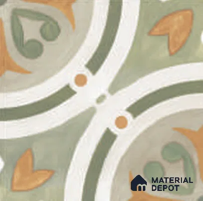Floor Tile TL 12591 Stella Verde 8 inc x 8 inc  Matte Finish