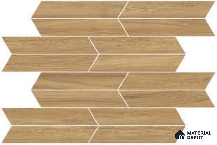 Wood Look Floor & Wall Tile TL 07205 D Feelwood Honey 18 Inch x 3 Inch Vitrified Matte Finish - 9 mm | 2-3 mm Spacer is Mandatory