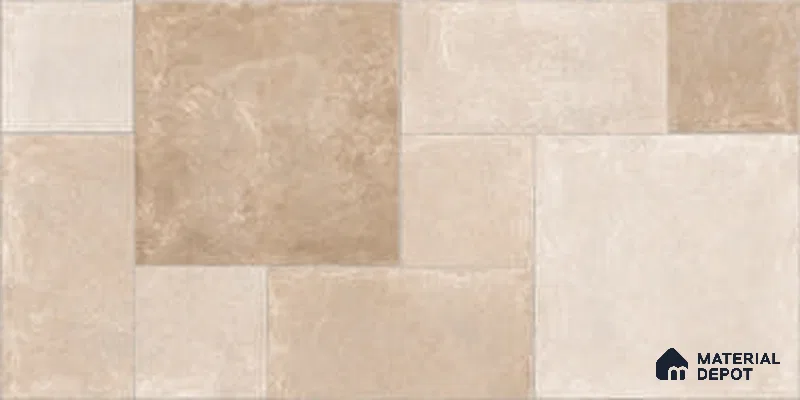 Stone Look Wall & Floor Tile TL 07202 B Lethal Choco 2 ft x 4 ft Vitrified Matte Finish - 11 mm