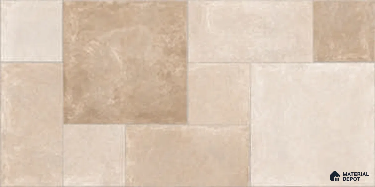 Stone Look Wall & Floor Tile TL 07202 B Lethal Choco 2 ft x 4 ft Vitrified Matte Finish - 11 mm